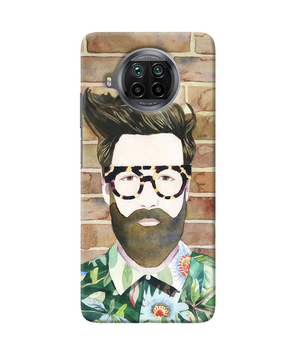 Beard man with glass Mi 10i Back Cover