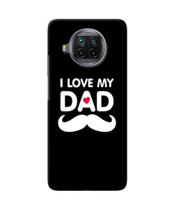 I love my dad mustache Mi 10i Back Cover