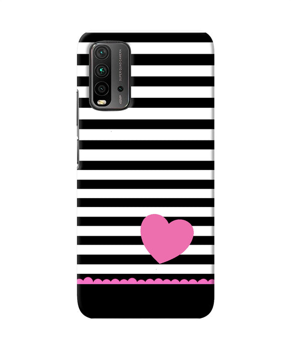 Abstract heart Redmi 9 Power Back Cover