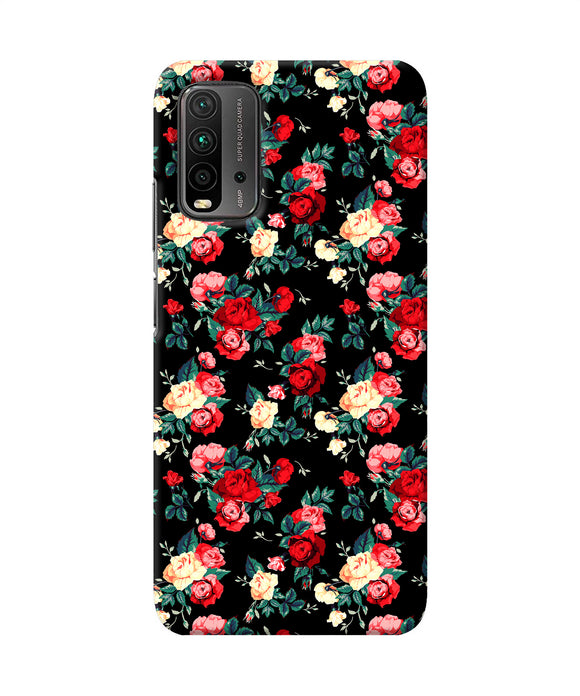 Rose Pattern Redmi 9 Power Back Cover