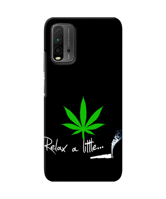 Weed Relax Quote Redmi 9 Power Real 4D Back Cover