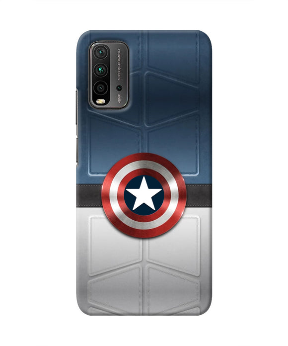 Captain America Suit Redmi 9 Power Real 4D Back Cover