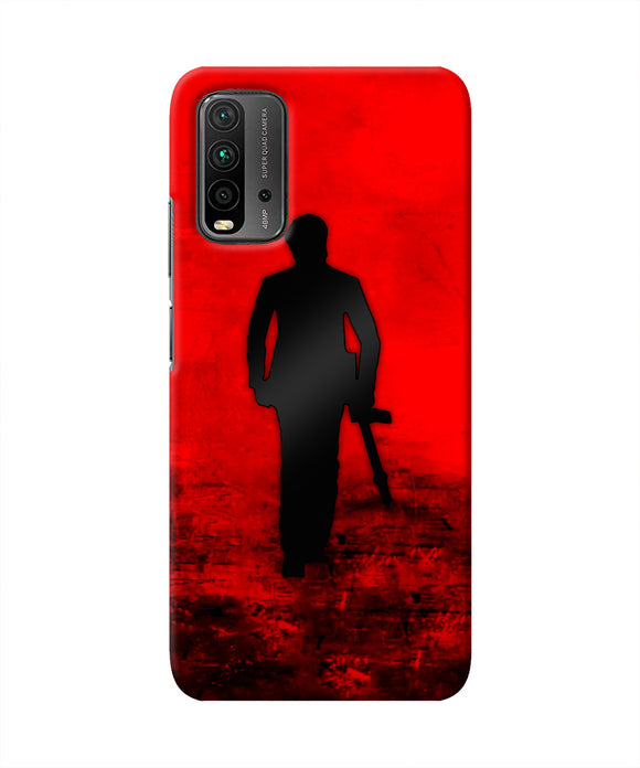 Rocky Bhai with Gun Redmi 9 Power Real 4D Back Cover