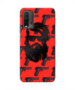 Rocky Bhai Beard Look Redmi 9 Power Real 4D Back Cover