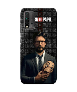 Money Heist Professor with Mask Redmi 9 Power Back Cover