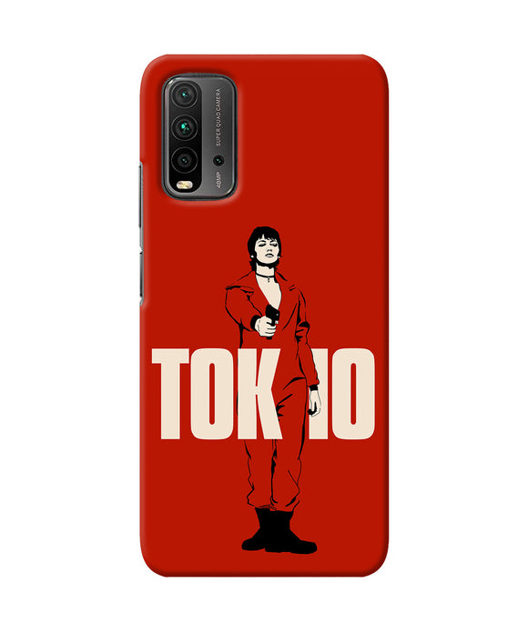 Money Heist Tokyo With Gun Redmi 9 Power Back Cover