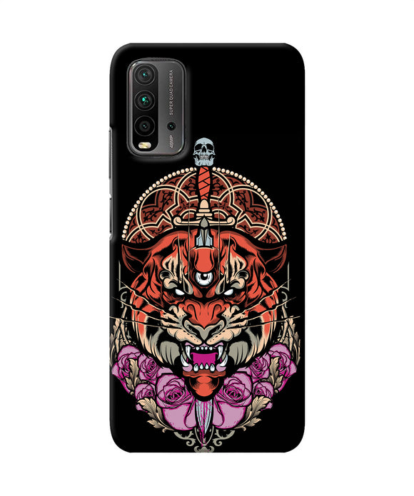 Abstract tiger Redmi 9 Power Back Cover