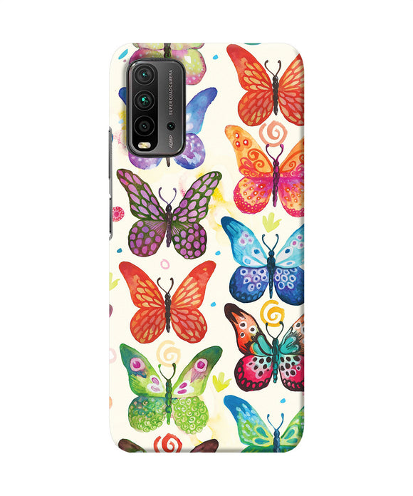 Abstract butterfly print Redmi 9 Power Back Cover