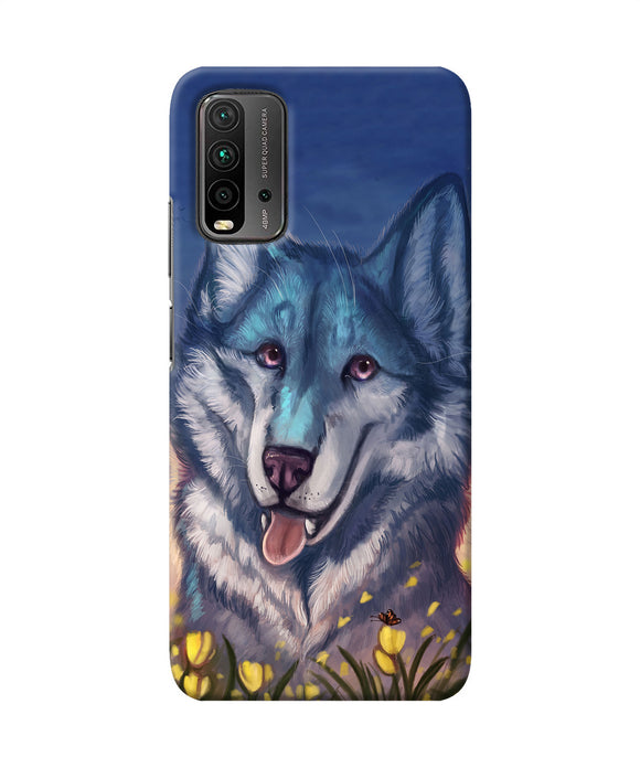 Cute wolf Redmi 9 Power Back Cover