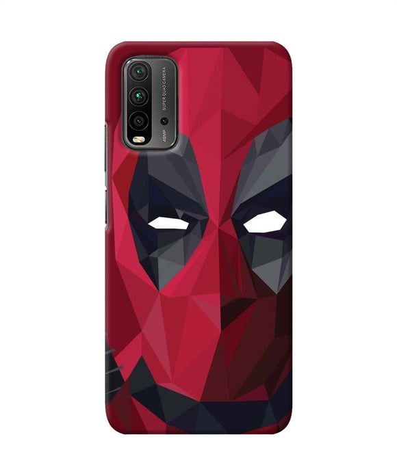 Abstract deadpool mask Redmi 9 Power Back Cover
