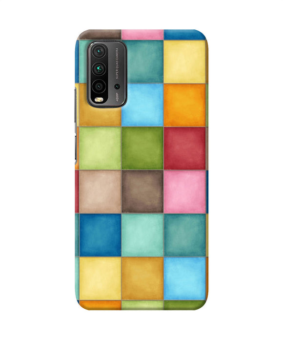Abstract colorful squares Redmi 9 Power Back Cover