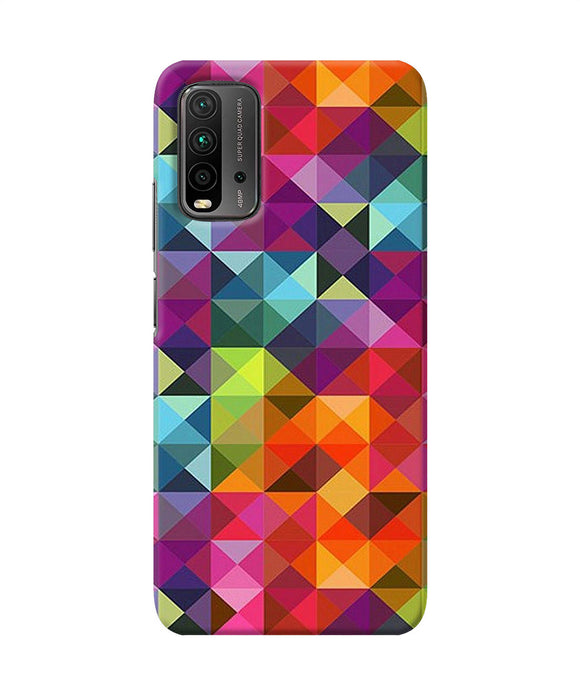 Abstract triangle pattern Redmi 9 Power Back Cover