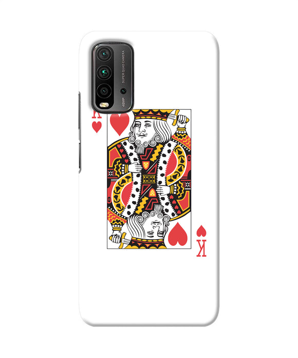 Heart king card Redmi 9 Power Back Cover