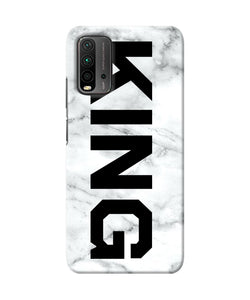 King marble text Redmi 9 Power Back Cover