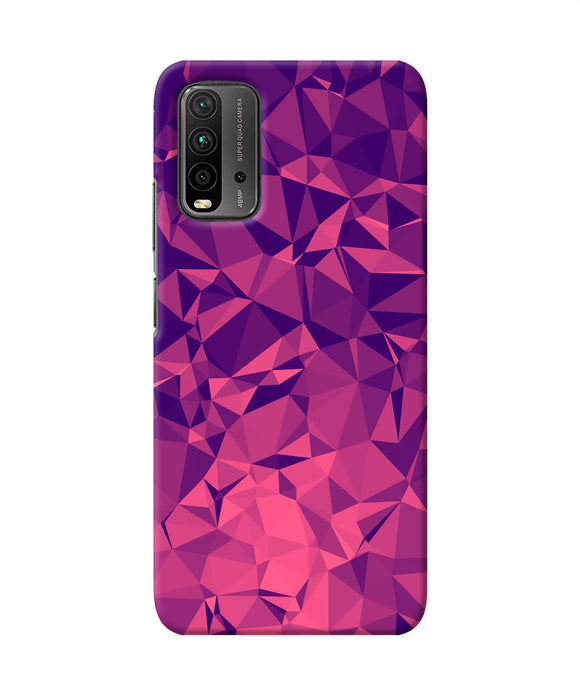 Abstract red blue shine Redmi 9 Power Back Cover