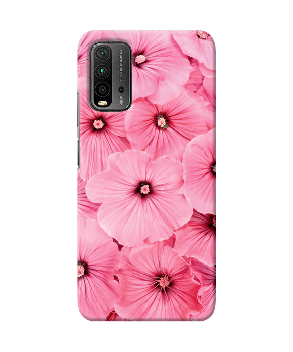 Pink flowers Redmi 9 Power Back Cover
