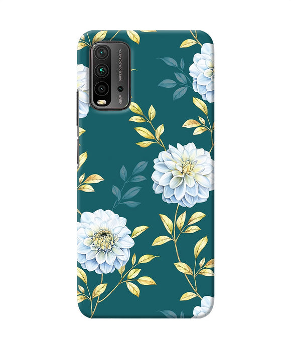 Flower canvas Redmi 9 Power Back Cover