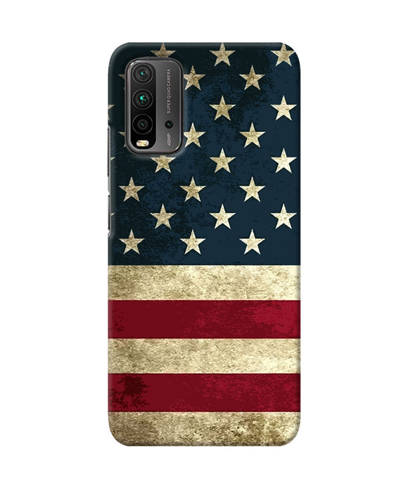 Vintage US flag Redmi 9 Power Back Cover