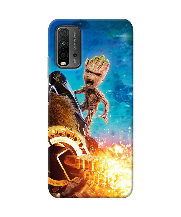 Groot angry Redmi 9 Power Back Cover