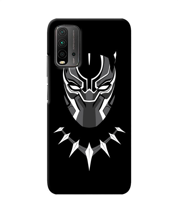 Black penthon cartoon Redmi 9 Power Back Cover