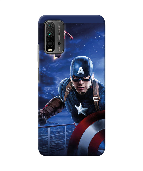 Captain with ironman Redmi 9 Power Back Cover