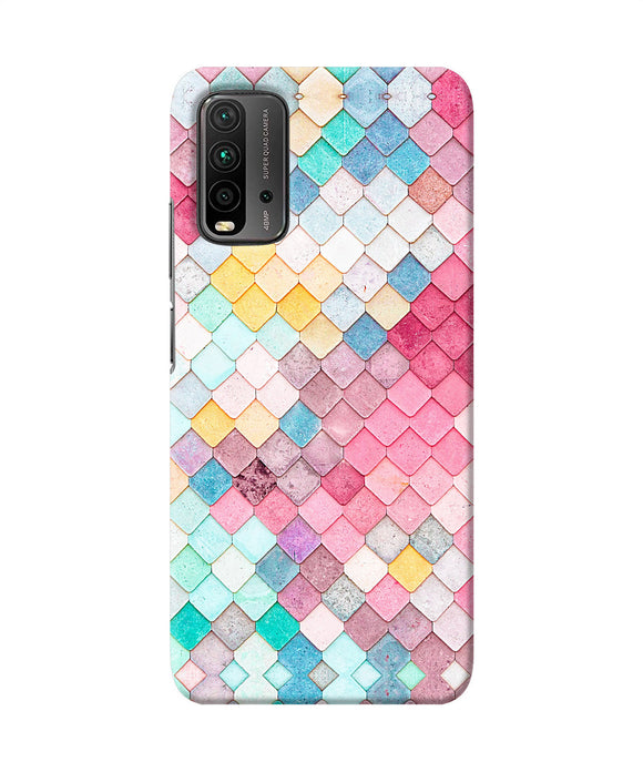 Colorful fish skin Redmi 9 Power Back Cover