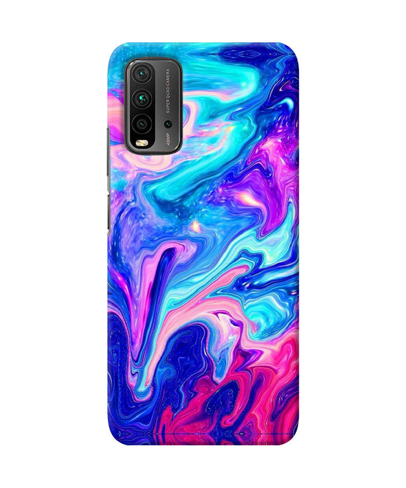 Abstract colorful water Redmi 9 Power Back Cover
