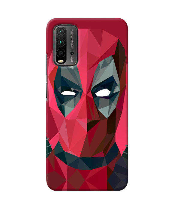 Abstract deadpool full mask Redmi 9 Power Back Cover