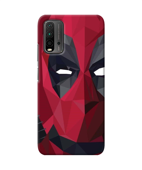 Abstract deadpool half mask Redmi 9 Power Back Cover