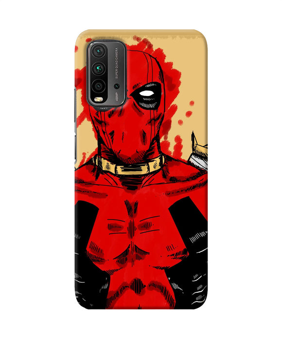 Blooded deadpool Redmi 9 Power Back Cover