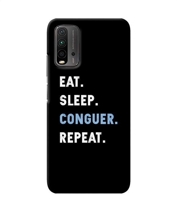 Eat sleep quote Redmi 9 Power Back Cover