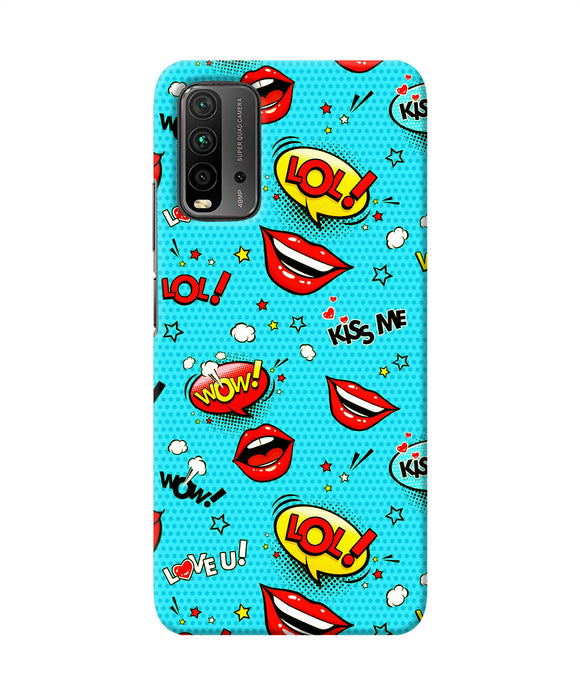 Lol lips print Redmi 9 Power Back Cover