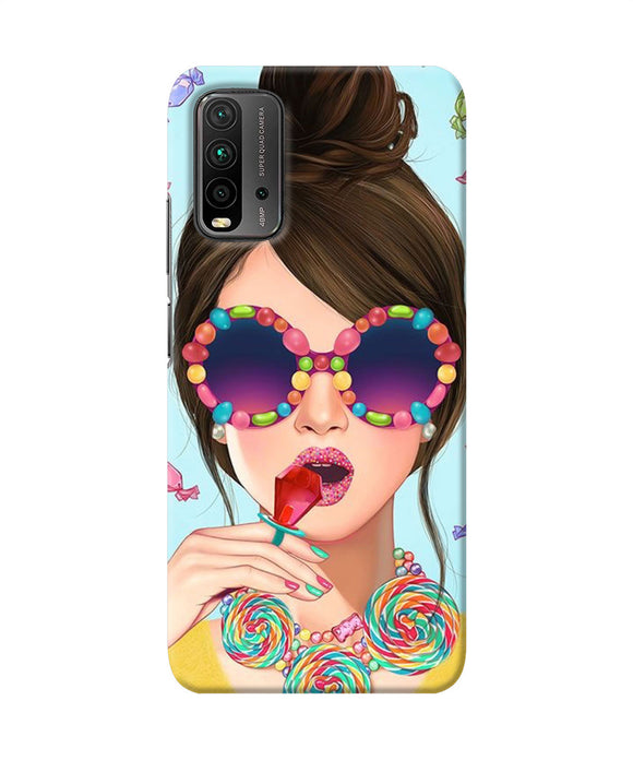 Fashion girl Redmi 9 Power Back Cover