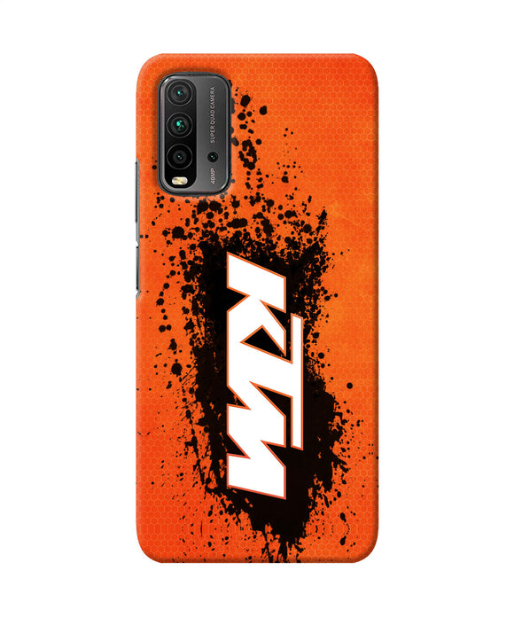 KTM black spray Redmi 9 Power Back Cover