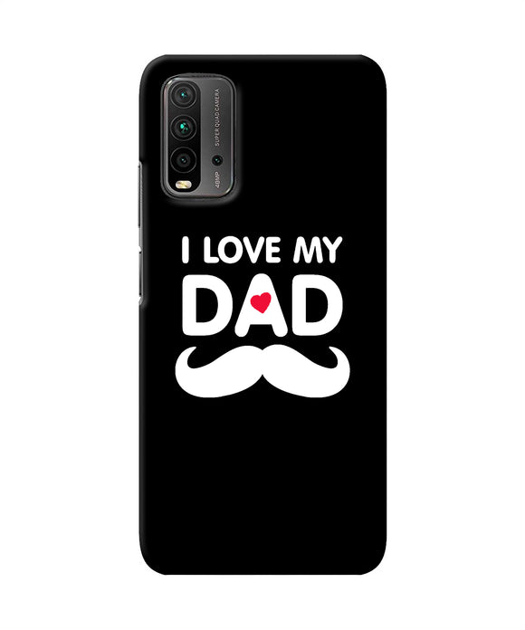 I love my dad mustache Redmi 9 Power Back Cover