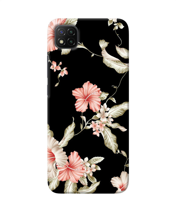 Flowers Poco C3 Back Cover
