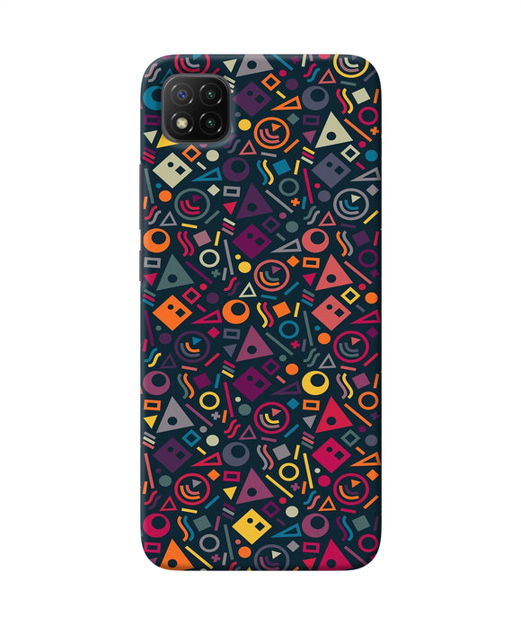 Geometric Abstract Poco C3 Back Cover