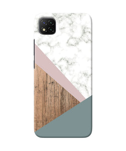 Marble wood Abstract Poco C3 Back Cover