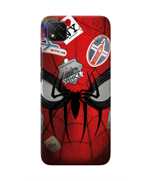 Spiderman Far from Home Poco C3 Real 4D Back Cover