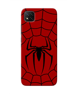 Spiderman Web Poco C3 Real 4D Back Cover