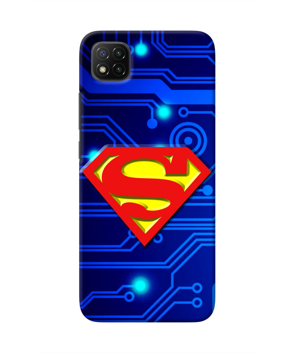 Superman Abstract Poco C3 Real 4D Back Cover