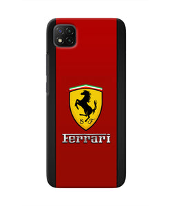 Ferrari Abstract Poco C3 Real 4D Back Cover