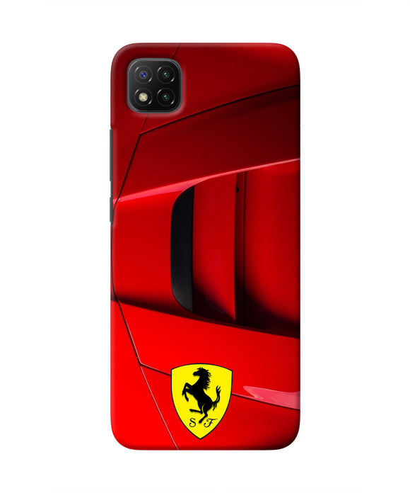 Ferrari Car Poco C3 Real 4D Back Cover
