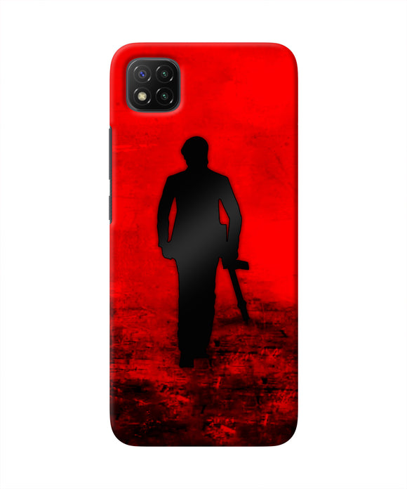 Rocky Bhai with Gun Poco C3 Real 4D Back Cover