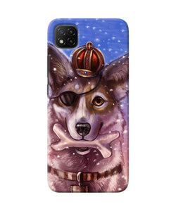 Pirate wolf Poco C3 Back Cover