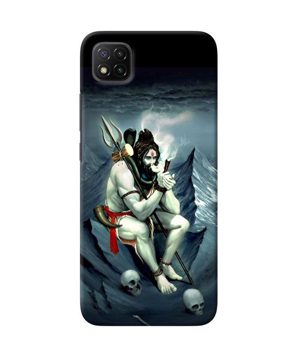 Lord shiva chillum Poco C3 Back Cover