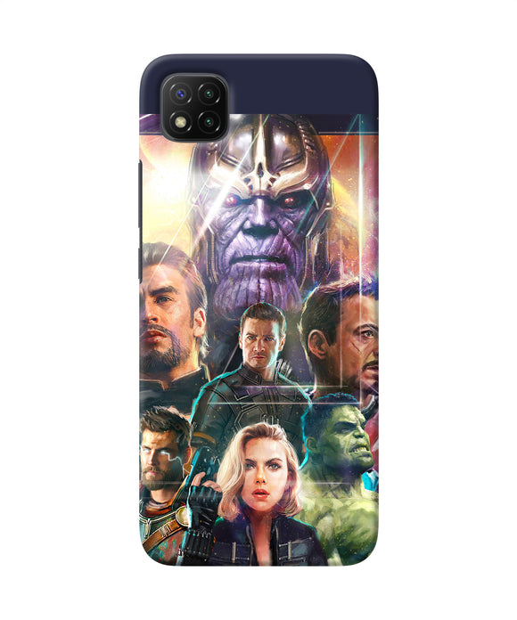 Avengers poster Poco C3 Back Cover