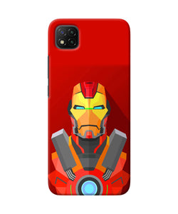 Ironman print Poco C3 Back Cover