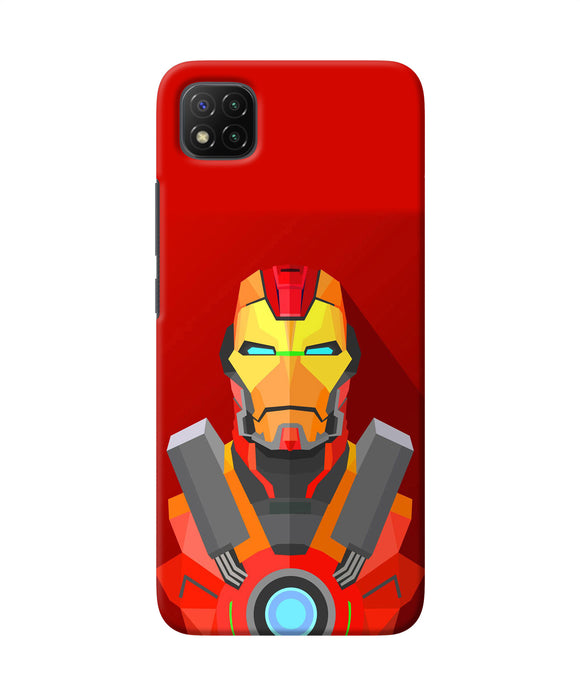 Ironman print Poco C3 Back Cover