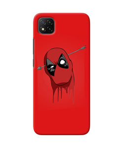 Funny deadpool Poco C3 Back Cover